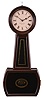 Howard & Davis, Boston, Mass., "Regulator No. 4", 8 day, weight driven brass movement wall timepiece.