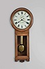 Seth Thomas Clock Co., Thomaston, Conn., "Regulator No. 2", 8 day, weight brass movement wall timepiece.