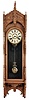 F. Kroeber Clock Co., New York, "Regulator No. 47", 8 day, time and strike, spring brass movement wall clock.