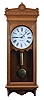 Seth Thomas Clock Co., Thomaston, Conn., "Regulator No. 30", wall clock, 8 day, time only, brass weight driven movement in an oak case with a painted metal dial and brass damascened pendulum