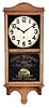 Clocks- 3 (Three): (1) Sessions Clock Co., Forestville, Conn., "Regulator No. 4", 8 day spring brass movement calendar timepiece, c1912 (2) New Haven Clock Co., New Haven, Conn., "Referee", 8 day, spring brass movement wall timepiece, c1929 (3) Seth Thomas Clock Co., Thomaston, Conn., "Office No. 6", 8 day, spring brass movement wall timepiece, c1913