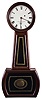 Howard & Davis, Boston, Mass., "Regulator No. 3", 8 day, time and strike, weight driven brass movement banjo timepiece.