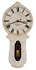 E. Howard & Co., Boston, Mass., "No. 28", 8 day, weight driven brass movement marble front wall timepiece