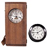Clocks- 2 (Two) Seth Thomas Zig Zag Course Clocks: Seth Thomas Clock Co., Thomaston, Conn., for Kelvin-White Co., "Convoy Zig Zag Clock" for and "Zig Zag" course clock for the U.S. Navy, 8 day, time and course signal, spring-driven balance wheel movements, one in a wood case and the other in a black phenolic case. Both were used to alert the bridge at intervals to vary a ship's course to make it more difficult for it to be targeted accurately by enemy torpedoes.