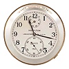 Hamilton Watch Co., Lancaster, Penn., model 21 marine chronometer with bowl, 14 jewel, key wind and set, straight line damascened nickel plate movement with spring detent escapement and chronometer balance with helical balance spring, Arabic numeral silvered metal dial with wind indicator, black painted steel spade and poker hands, serial #2E6970, together with its padded aluminum shipping container