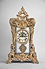 Ansonia Clock Co., New York, "Regal", 8 day, time and strike, spring driven brass movement crystal regulator mantel clock with visible escapement.