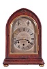 Germany, Gustav Becker, 8 day, time and strike, spring brass movement Westminster chime mantel clock.