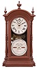 Southern Calendar Clock Co., St. Louis, MO. "Fashion No. 4" shelf clock with a spring driven, 8 day Seth Thomas time and strike movement and a R. T Andrews patented perpetual calendar mechanism in a walnut case.