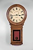 E. Howard & Co., Boston, Mass., "Regulator No. 70", 8 day, weight brass movement wall timepiece. The dial is signed "U.S. L. H. Estab ".