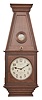 Clocks- 2 (Two): (1) George A. Peterson, Detroit, Michigan, "Down Side-Up Regulator", 30 day, time only, twin spring movement with novel compound crutch touted as "Peterson's Pivot" in a walnut case with painted metal dial, dated 1970. (2) Simplex Time Recorder Co., Gardner, Mass., unknown model, 8 day, time recorder, twin spring driven movement in a dark oak and oak veneer case, c1920.