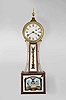 Chelsea Clock Co., Boston, Mass., 8 day, weight brass movement patent or banjo timepiece. Serial No. 88683