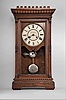 Seth Thomas Clock Co., Thomaston, Conn. "Garfield", 8 day, time and strike weight brass movement shelf clock.