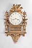 French / Austrian cartel wall clock for the Swedish market, signed "Beurling Stockholm",