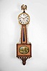 E. Howard & Co., Boston, Mass., 8 day, weight brass movement reissue patent or banjo wall timepiece.