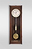 Seth Thomas Clock Co., Thomaston, Conn., trapezoidal movement for a Regulator No. 20, dial, pendulum and weight in a custom made mahogany case by Doug Mellors of Dubois, Penn.