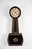 E. Howard & Co., Boston, Mass., "Regulator No. 4", Banjo, 8 day, weight brass movement rosewood grained case wall timepiece. Case is stamped "25 ".