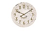 Seth Thomas Clock Co., Thomaston, Conn., "Marble No. 1" 20 inch gallery clock with a spring driven 30 day time only movement (86-AB) with Graham dead-beat escapement with Arabic numerals on marble dial and bronze finished hands.