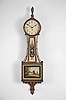 Waltham Watch Co., Waltham, Mass. 8 day, spring brass lever movement patent or banjo timepiece.