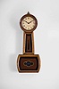 Foster Campos, Pembroke, Mass., miniature copy of a "Howard No. 5 Banjo", 8 day, lever movement timepiece,
