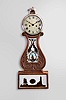 Lyre banjo, period elements, time, strike and alarm,