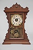 Seth Thomas Clock Co., Thomaston, Conn., "Dover", 8 day, time, spring brass movement city series mantel clock with a patent (British) Winward's Alarm mechanism.