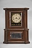 Atkins, Whiting and Co., Bristol, Conn., "Parlor No. 1" rosewood shelf clock with 30 day, time only, Ives wagon spring movement.