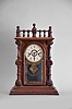 Welch, Spring & Co., Forestville, Conn., "Gerster V.P.", 8 day, time and strike spring brass movement shelf clock.
