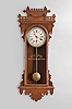 E. N. Welch Mfg. Co., Forestville, Conn., "Eclipse", 8 day, spring brass movement with calendar regulator wall clock. This clock was made for the Metropolitan Manufacturing Co., New York.