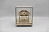 Emperor Clock Co. Ltd., London, a reproduction Congreve rolling ball timepiece, fusee movement with separate dials for minutes, hours and seconds, the plates supported by four turned columns, all resting on ball feet, the tray with zig zag path for the steel ball "oscillator" suspended below the movement, with rectangular base, and conforming glass dome, serial #053 from an edition of 250.