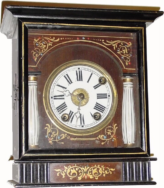 C.1870, German 30-hour time/strike and alarm wall clock. — Antique Clocks Price Guide