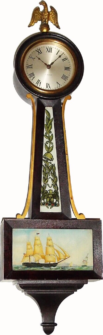 C.1929, Seth Thomas Clock Co., Thomaston, Conn. "Ramsgate" 8-day 7-jewel lever movement banjo timepiece, — Antique Clocks Price Guide