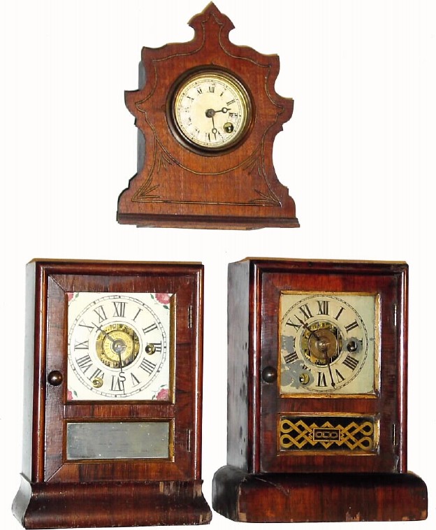 C.1863, 3 Clocks, Mixed lot: — Antique Clocks Price Guide