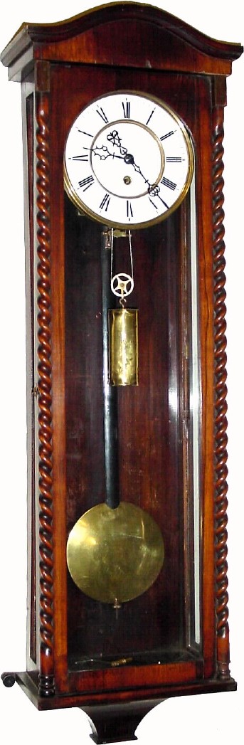C.1870, German, 1-Weight "Vienna Regulator", — Antique Clocks Price Guide