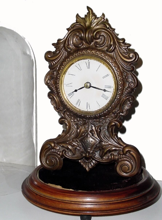 C.1850, Chauncey Jerome Botsford Patent 30-hour lever timepiece. — Antique Clocks Price Guide