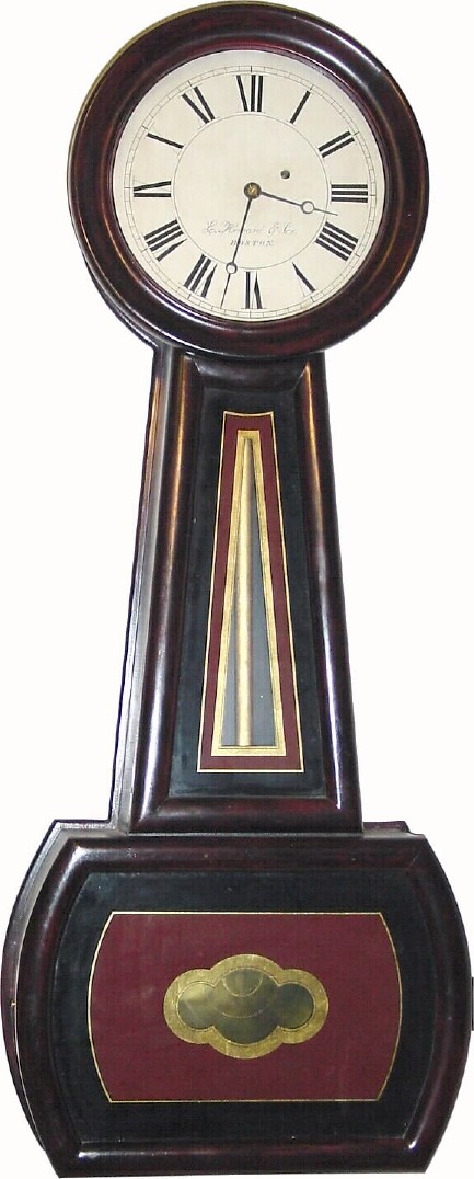 Mixed lot: C.1890 Howard No.2 movement, now in new banjo size No.2 case. — Antique Clocks Price Guide