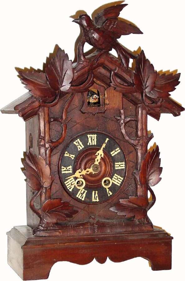 C.1920, German, Shelf Cuckoo in very good original condition. — Antique Clocks Price Guide