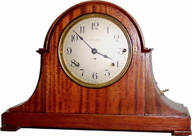 C.1910, Seth Thomas, Chime Clock No. 57, 5-bell Sonora with restorations. — Antique Clocks Price Guide