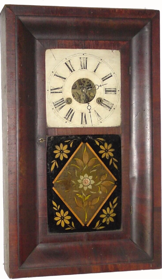 C.1845, Terry and Andrews, Bristol, Conn. 30-hour time/strike OG clock, in good original, as found condition. — Antique Clocks Price Guide