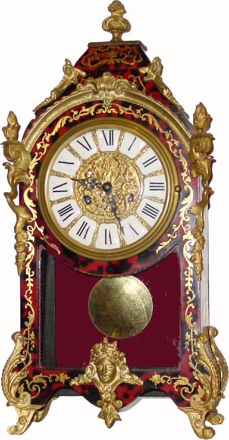C.1969 (dated movement), Italian reproduction of a French Boulle clock, with a well made German bell strike movement. — Antique Clocks Price Guide