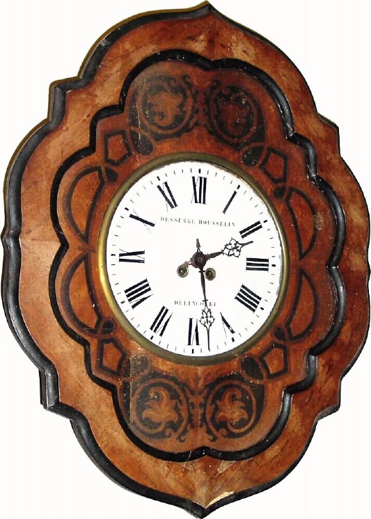 C.1890, French Picture Frame clock, as-found from storage. — Antique Clocks Price Guide