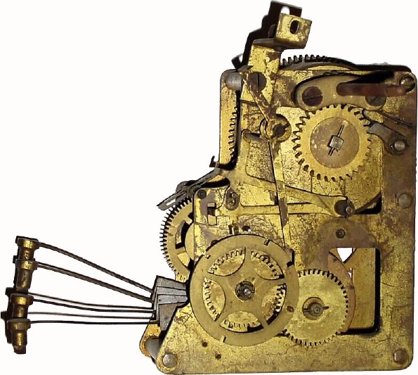 C.1910, Seth Thomas, Chime Movement only, number 90 for 4-bell Sonora chime clock. — Antique Clocks Price Guide