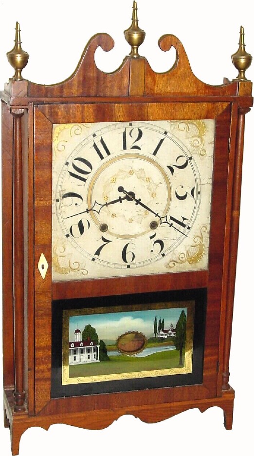Mixed lot: a C.1840, long drop wood movement, converted to short drop — Antique Clocks Price Guide