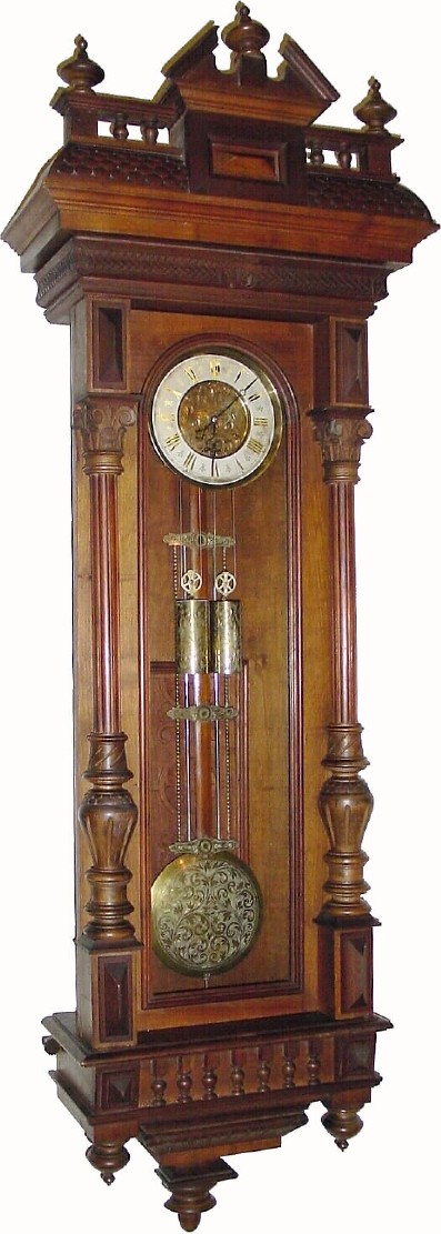 C.1880, Austrian, Extra Large 2-Wt regulator, — Antique Clocks Price Guide