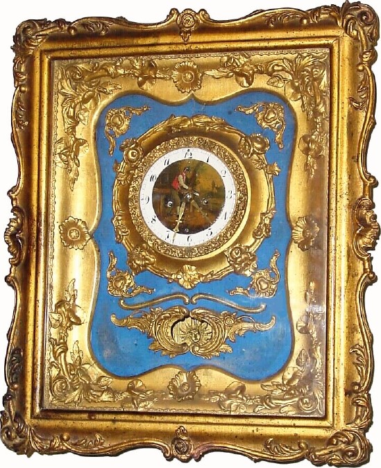 C.1820, Austrian, Animated picture frame clock. — Antique Clocks Price Guide