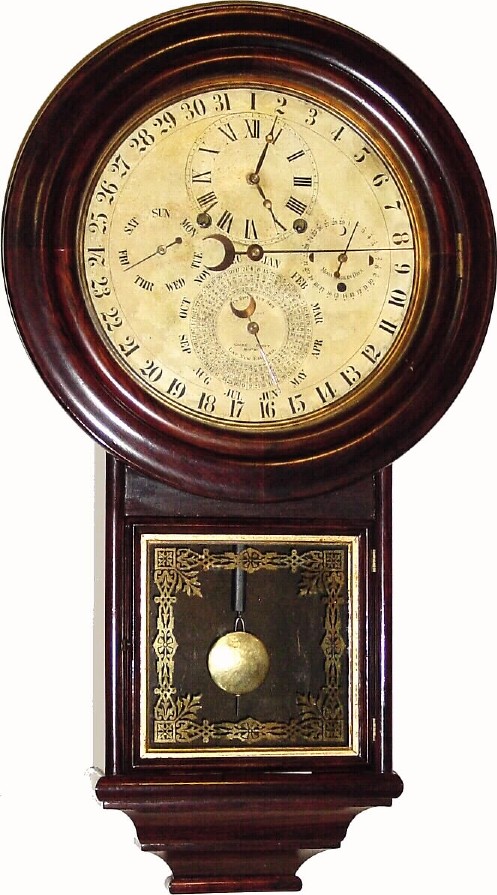 C.1879, Daniel J. Gale, "Gale Drop Model No. 3" , as manufactured by Welch, Spring and Co. — Antique Clocks Price Guide