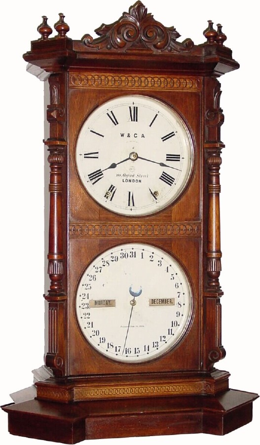 C.1886, Seth Thomas, "Parlor Calendar No. 8" — Antique Clocks Price Guide