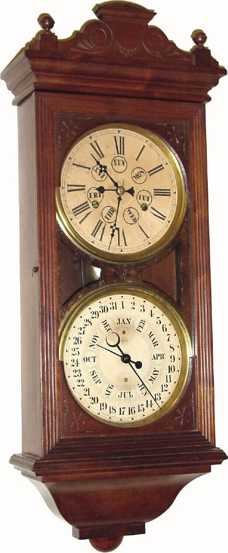 C.1880, Jerome and Co. (New Haven), "REGISTER, Hanging", in excellent condition. — Antique Clocks Price Guide