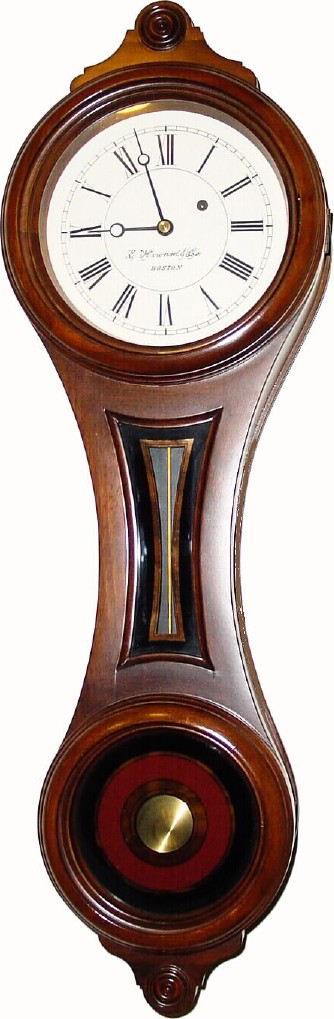 C.1976 (dated inside), E. Howard and Co., Regulator No.10 re-issue in like new original condition. — Antique Clocks Price Guide