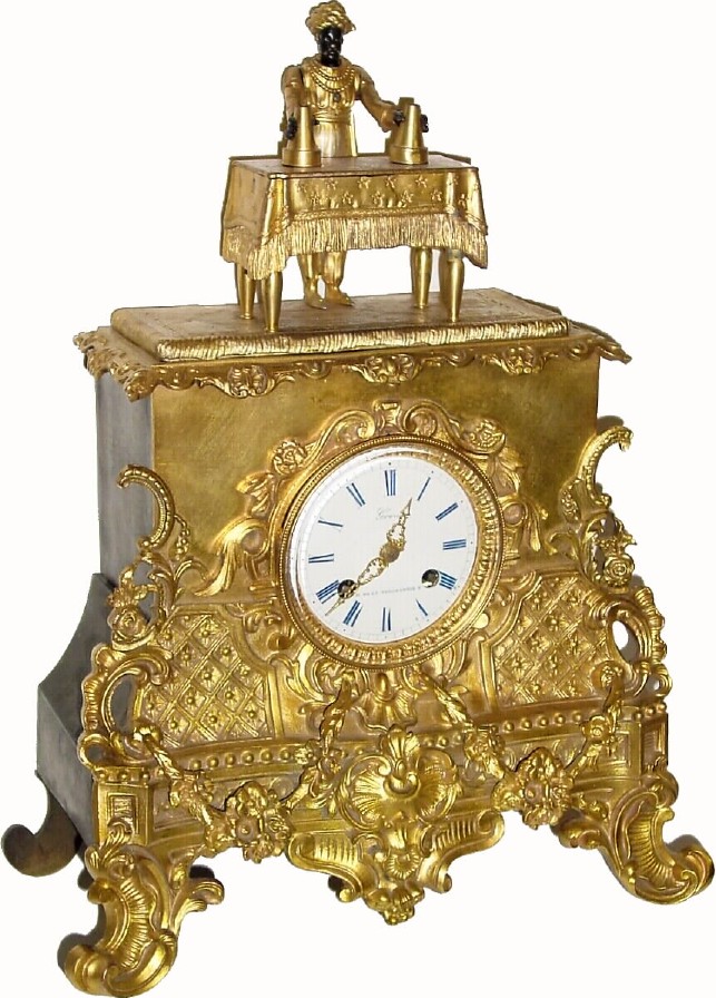 C.1835, French "Magician" automaton clock in very good original condition. — Antique Clocks Price Guide