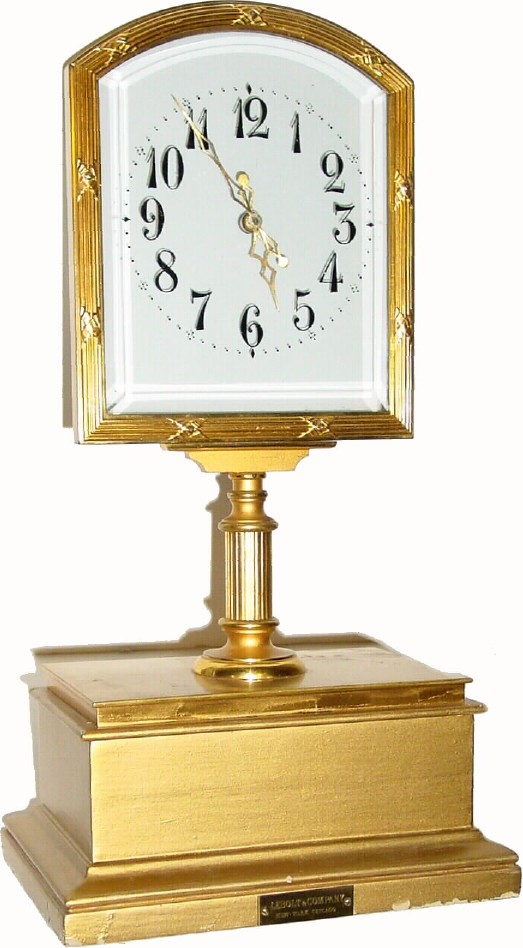 C.1890, French, Gebard and Cie, No.136 Glass dial mystery clock, after the 6th model designed by Robert Houdin. — Antique Clocks Price Guide